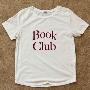Women’s South Parade Book Club Tee T Shirt Small EUC